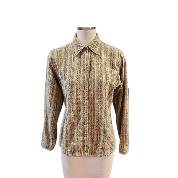 Woolrich Snap Front Collared Long Sleeves Shirt Size Small - Picture 1 of 5